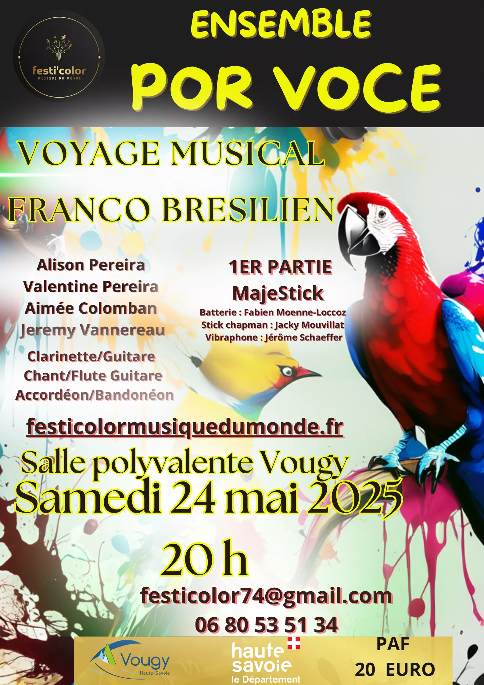 Ensemble por Voce : Escale Musicale entre France et Brésil