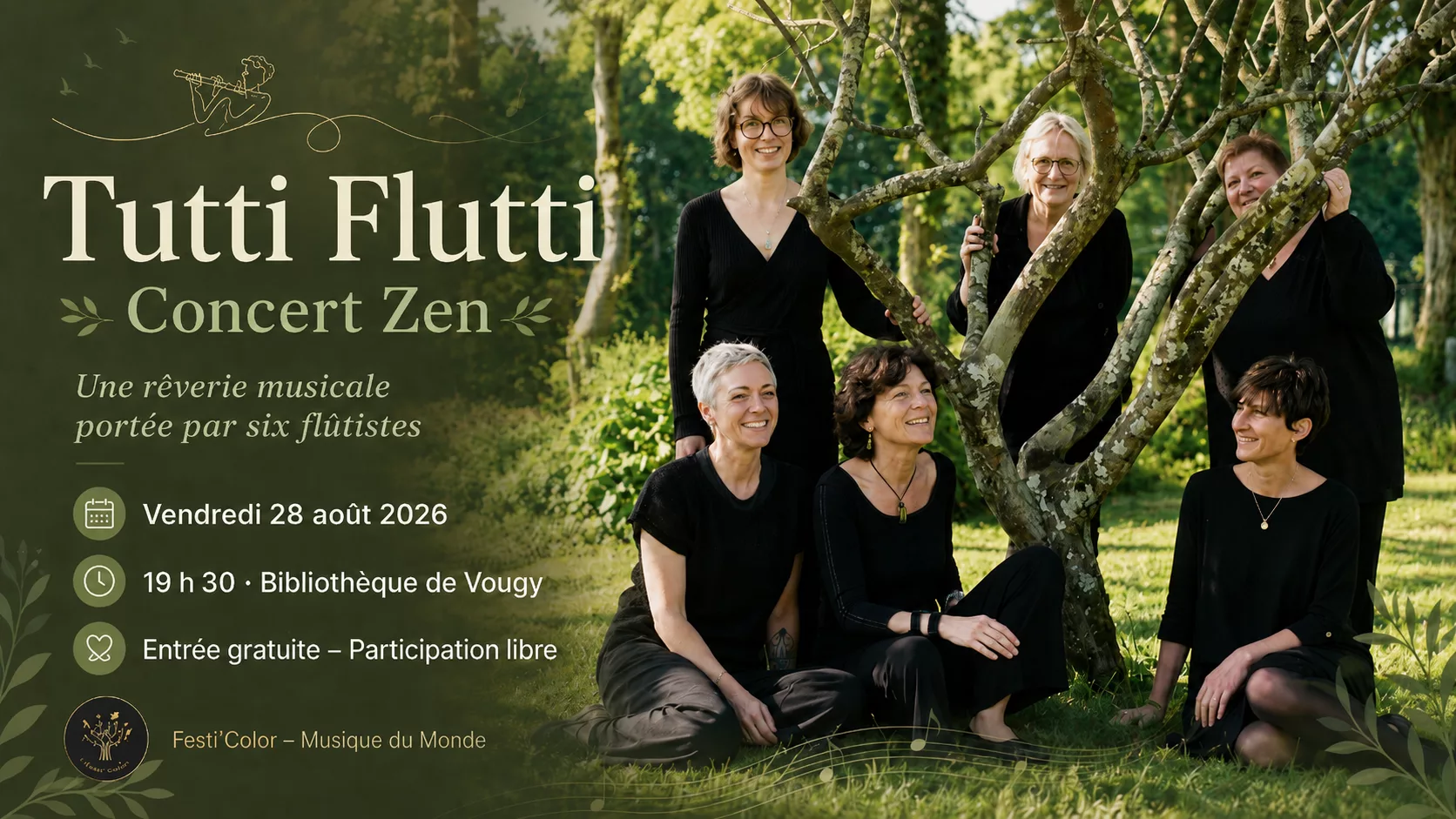 Tutti Flutti – Concert Zen à Vougy